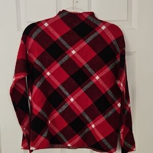 Rachel Zoe Red and Black Knit Top